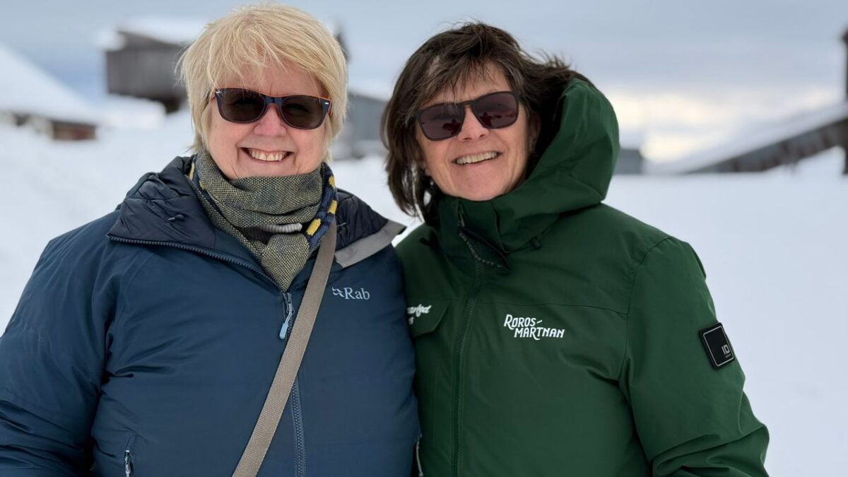 Louise Say and Film coordinator at Røros Eli Riset