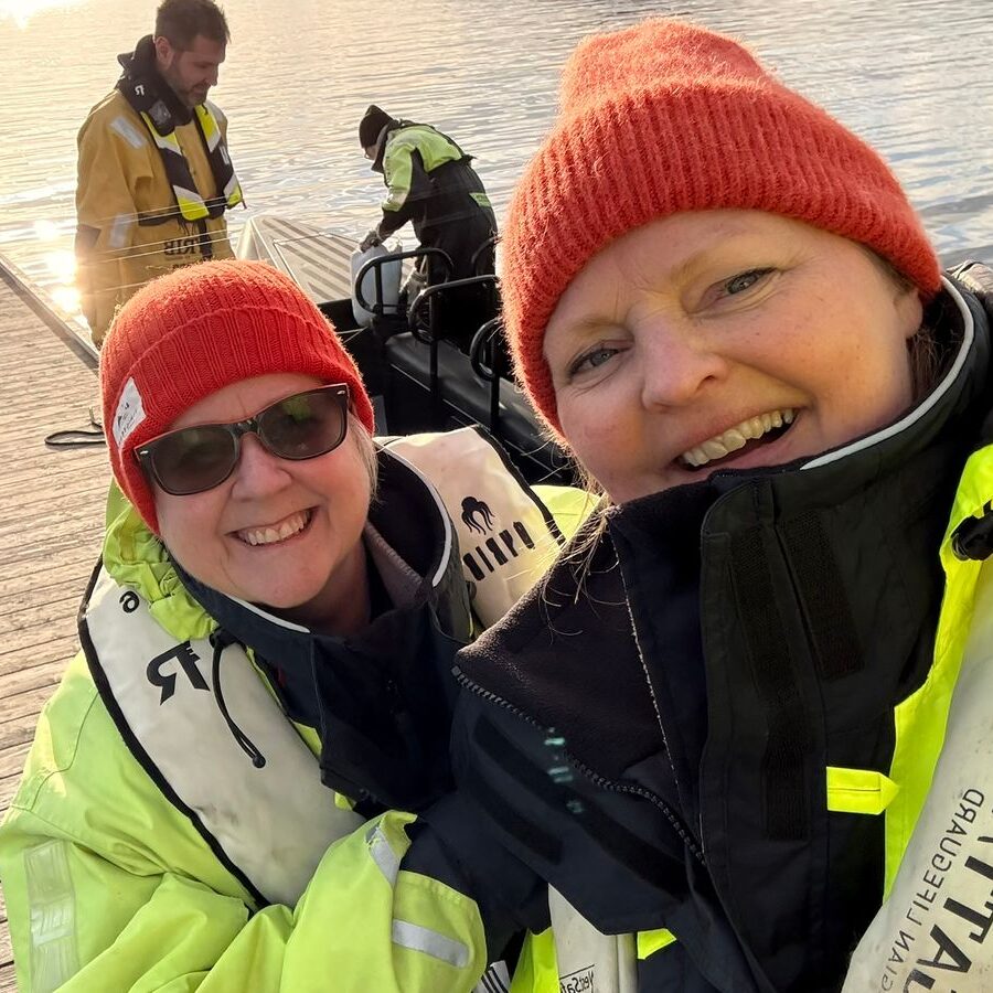 Louise V. Say and film commissioner Solveig Sigmond Ræstad